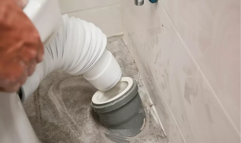 toilet drain pipe replacement